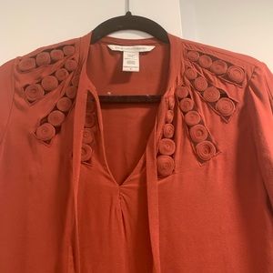 DVF rust dress 2 mini